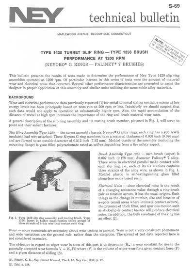 1420 Turrent Slip Ring